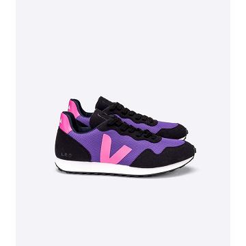 Veja SDU REC ALVEOMESH Loopschoenen Dames Purple/Black | BE 433CTV